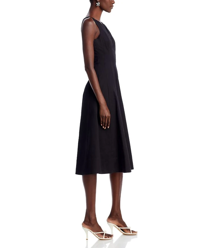 Paneled Midi Dress