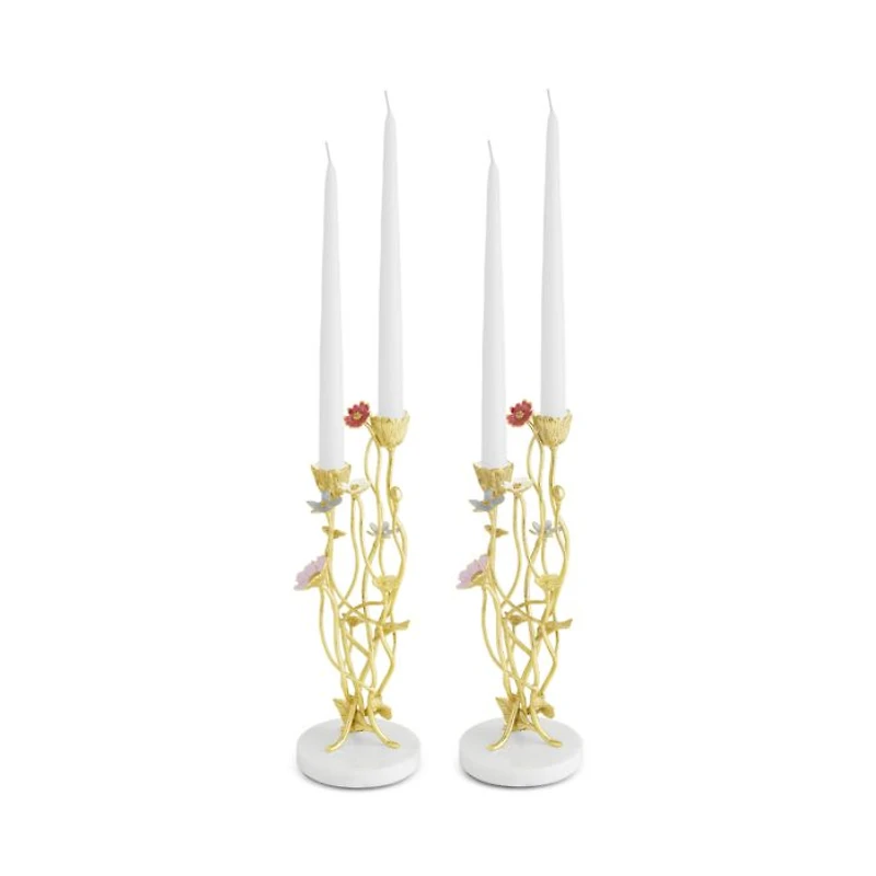 Wildflowers Candle Holders, Set of 2