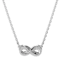 Hyperbola Infinity Pendant Necklace, 15"