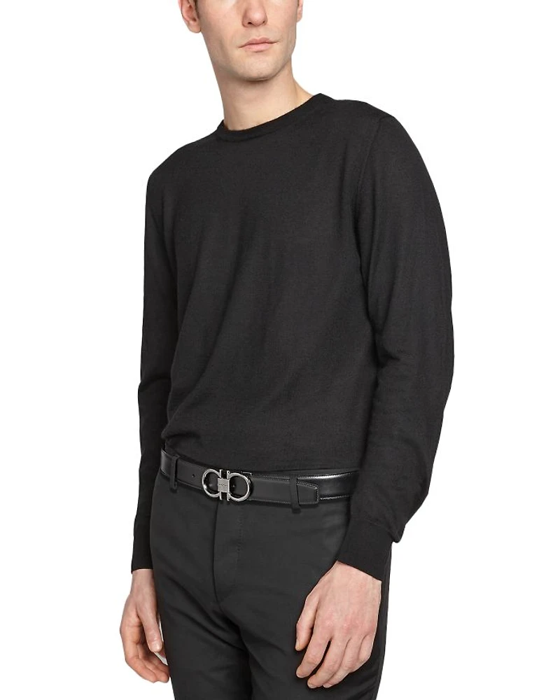 Men's Double Gancini Paloma Reversible Leather Belt