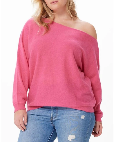Plus Cashmere Off the Shoulder Sweater
