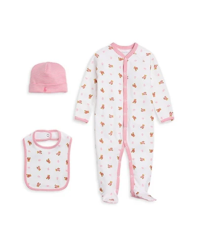 Girls' Cotton 3-Piece Gift Set - Baby