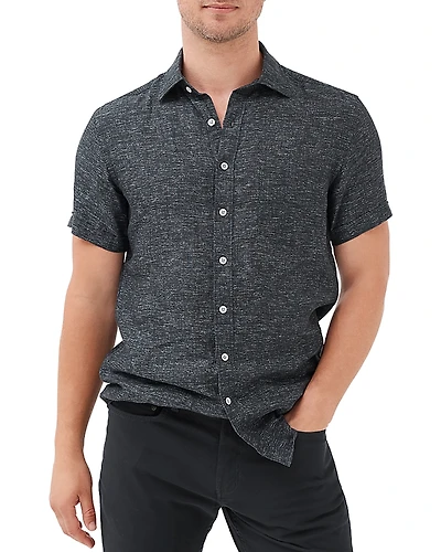 Rodd & Gunn Ellerslie Linen Textured Classic Fit Button-Up Shirt