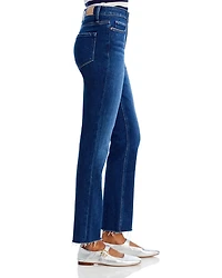 Cindy High Rise Ankle Straight Jeans