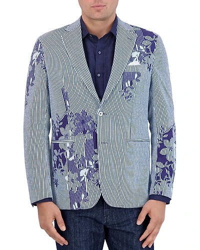 Robert Graham Daylen Cotton Blend Tailored Fit Sport Coat
