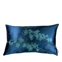 Aviva Stanoff Orchid Azure Signature Velvet Collection Pillow
