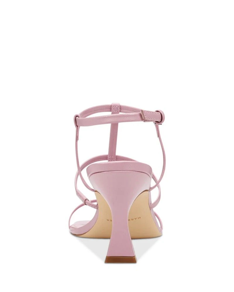 Women's Dennie Square Toe Strappy Mid Heel Sandals