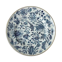 Mottahedeh Sacred Bird & Butterfly Blue Bread and Butter Plate