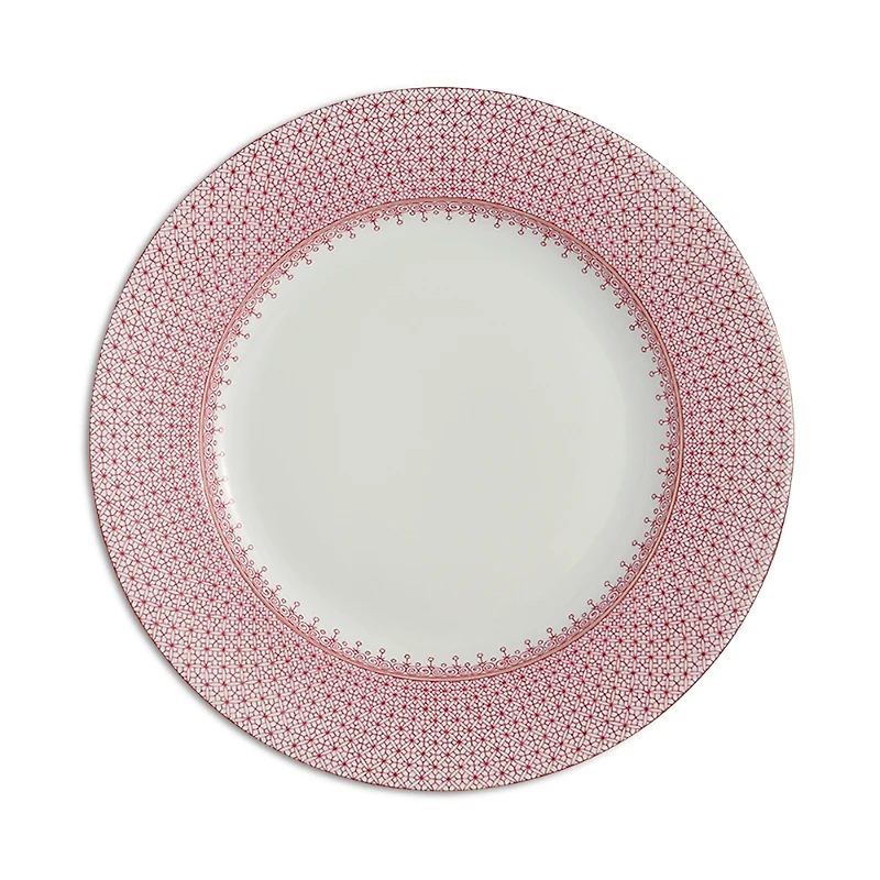 Mottahedeh Pink Lace Dinner Plate