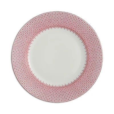 Mottahedeh Pink Lace Dinner Plate