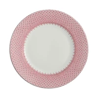 Mottahedeh Pink Lace Dinner Plate