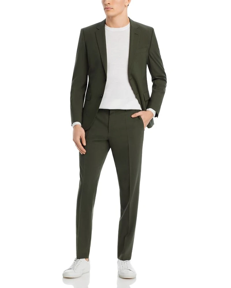 H-Huge Bi-Stretch Solid Slim Fit Suit