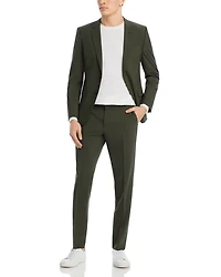 H-Huge Bi-Stretch Solid Slim Fit Suit