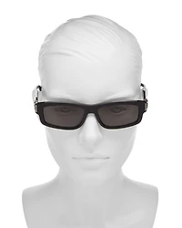 CD Icon S2I Rectangular Sunglasses, 55mm