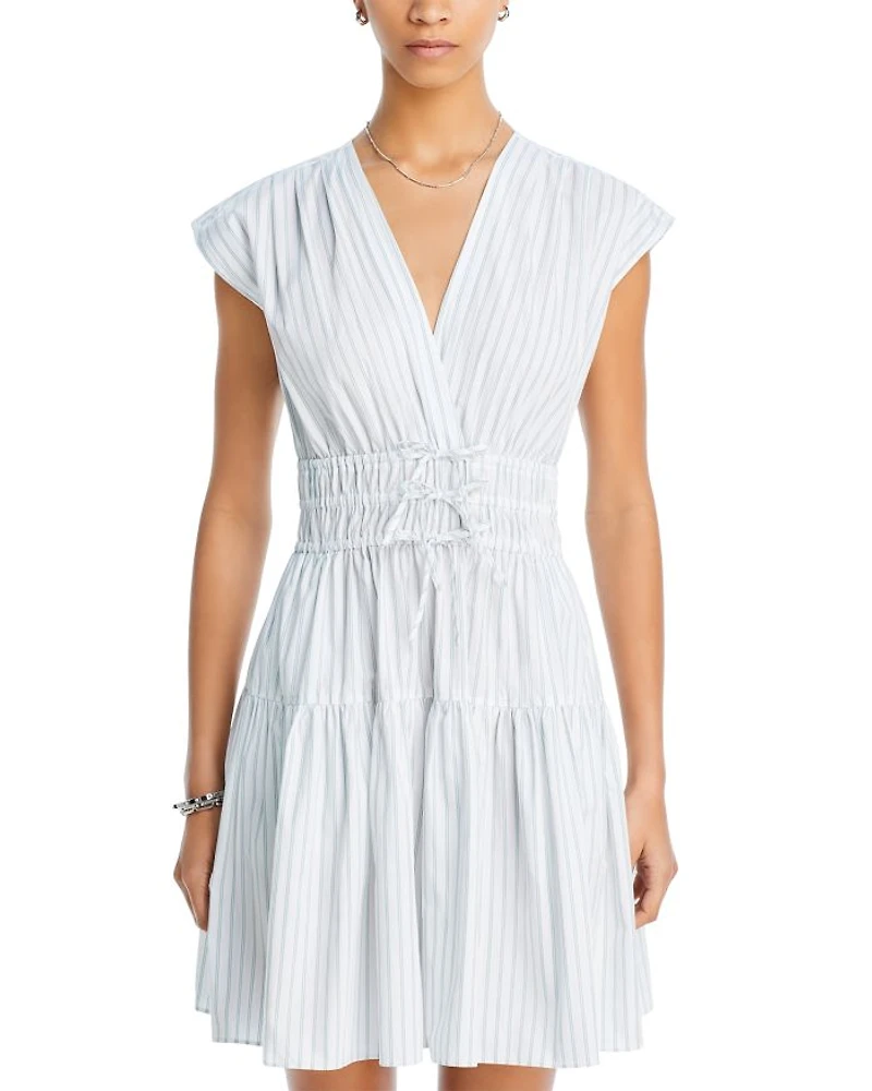 Tora Cotton V Neck Dress