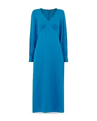 Serpent Jacquard Midi Dress