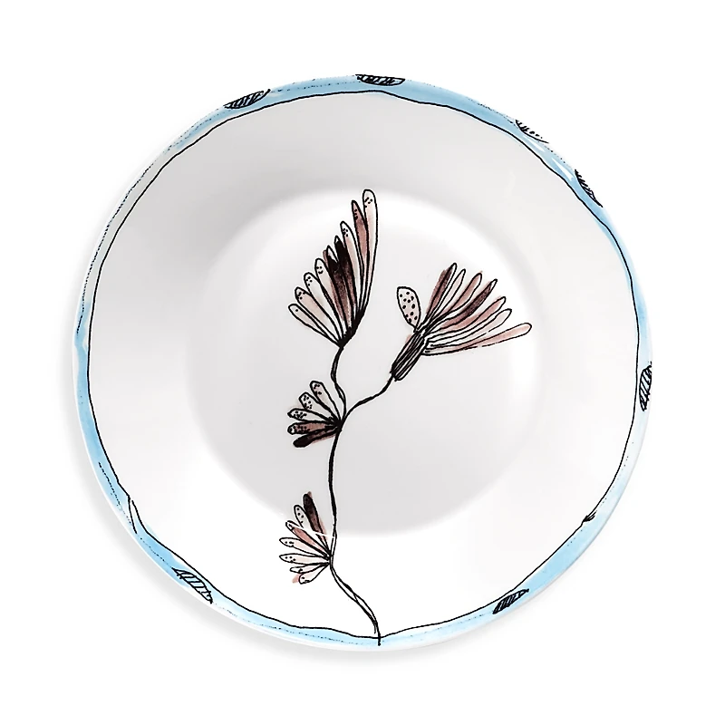 Serax Marni Camelia Aubergine Pasta Bowl