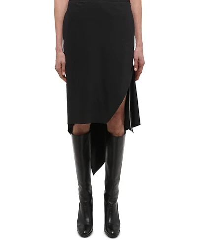Scarf Hem Skirt
