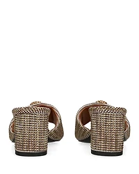 Women's Kensington Eagle Head Block Heel Sandals