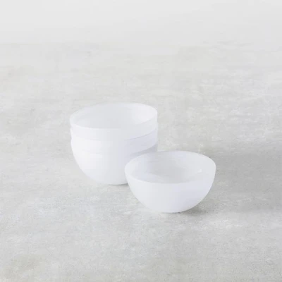 La Jolla White Cereal Bowl, Set of 4