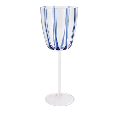 Nuovo Stripe Wine Glass