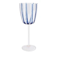 Nuovo Stripe Wine Glass