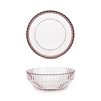 Archie Pink Cereal Bowl, Set of 4
