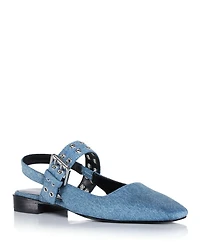 Women's Astra Denim Slingback Flats