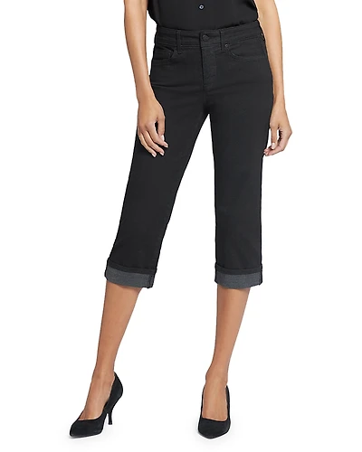 Nydj Petite Marilyn Cuffed Cropped Jeans
