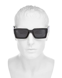 Bold 3 Dots Rectangular Sunglasses