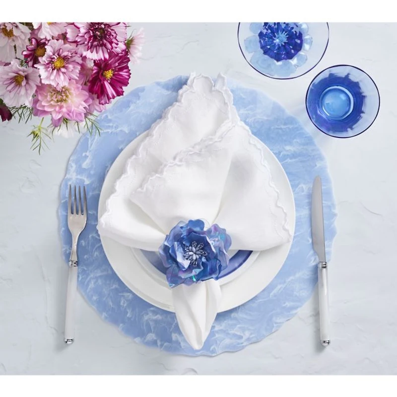 Cloud Placemat in Periwinkle