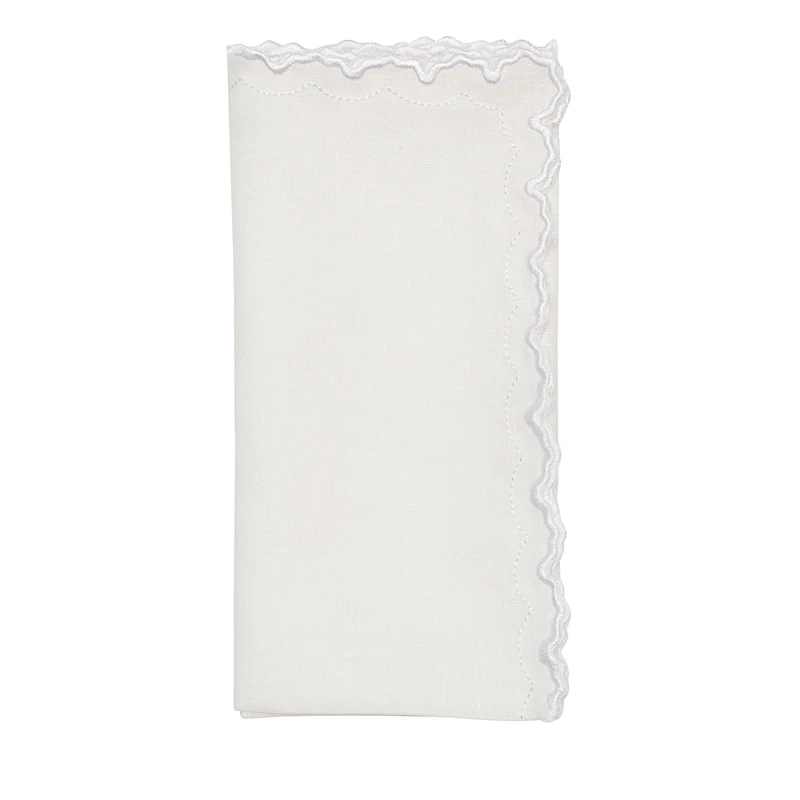 Kim Seybert Arches Embroidered Linen Napkin