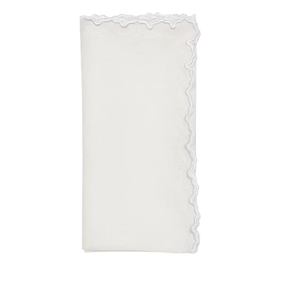 Kim Seybert Arches Embroidered Linen Napkin