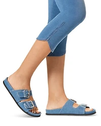 Game Changing Tulip Hem Denim Leggings