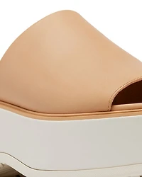 Women's Dayspring Leather Platform Slide Sandals