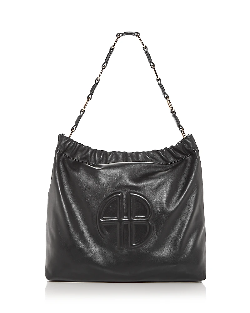 Annie Bing Kate Leather Shoulder Bag