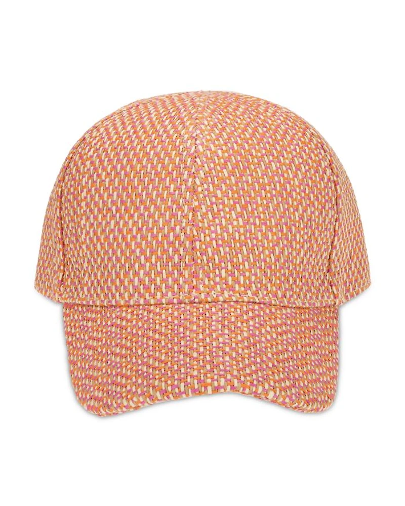 Multicolor Paper Straw Ball Cap