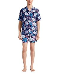 Vilebrequin Tropical Classic Fit Button Down Camp Shirt