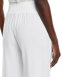 Smocked Wide Leg Pants