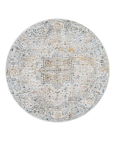Livabliss Laila Laa-2312 Round Area Rug, 5'3 x 5'3