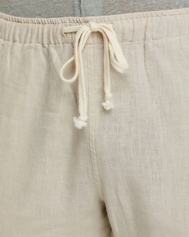 Bo Linen Regular Fit Drawstring Pants