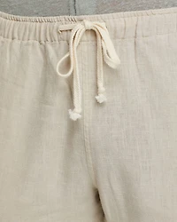 Bo Linen Regular Fit Drawstring Pants