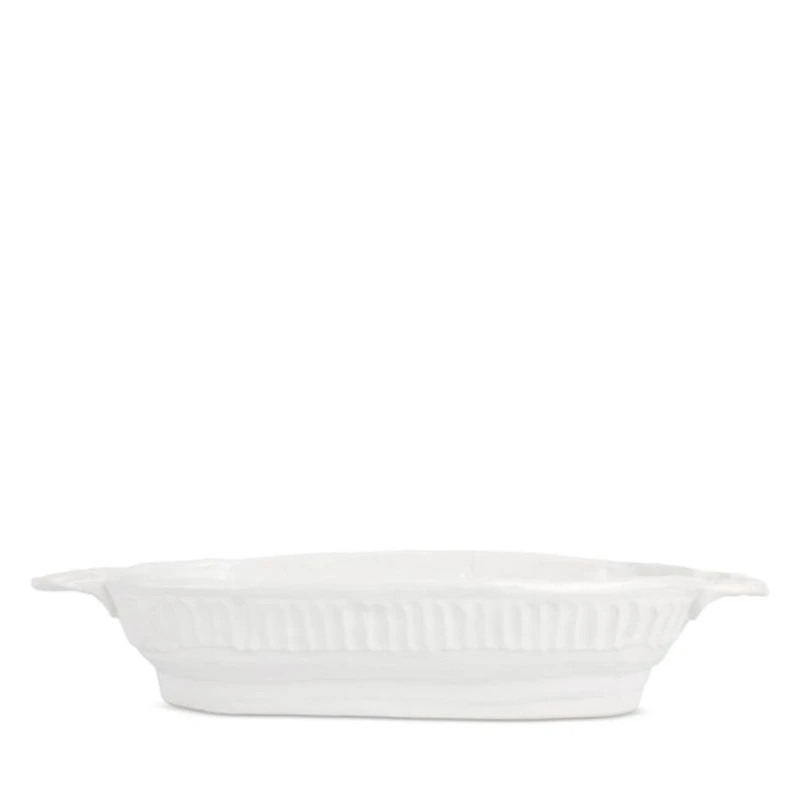 Pietra Serena Handled Oval Bowl