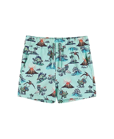 Andy & Evan Boys' Surfing Dinosaur Boardshorts - Little Kid, Big Kid