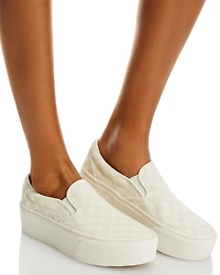 Women's Classic Slip On Platform Sneakers