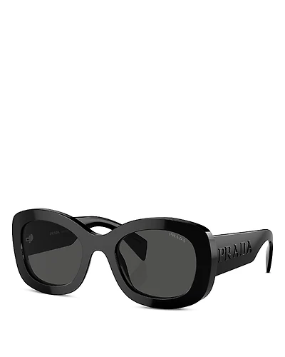 Prada Oval Sunglasses, 55mm
