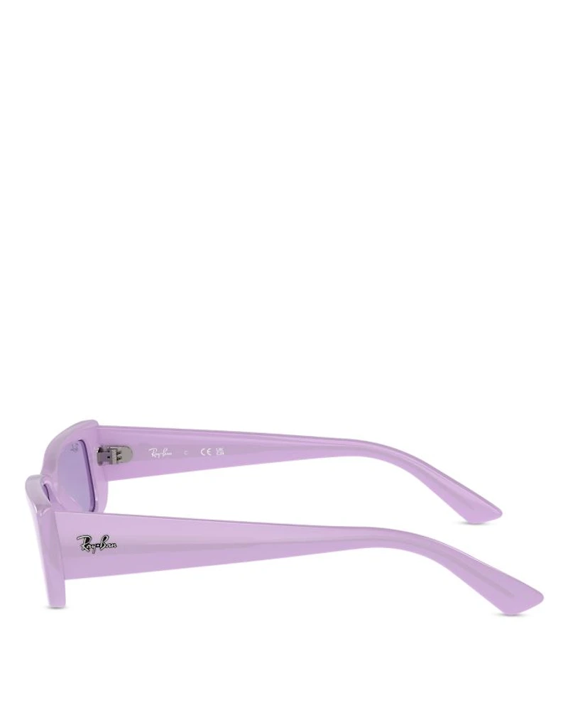 Teru Rectangular Sunglasses, 54mm