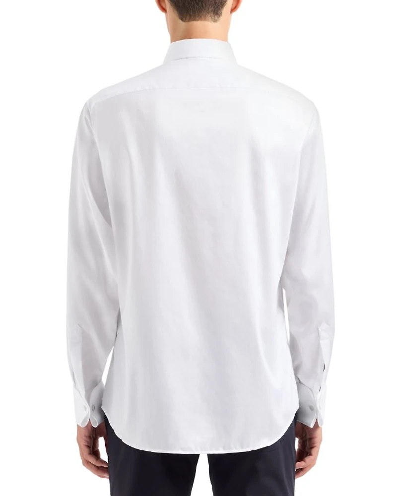 Bib-Front Slim Fit Tuxedo Shirt