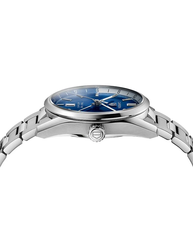 Carrera Calibre 7 Twin Time Watch, 41mm