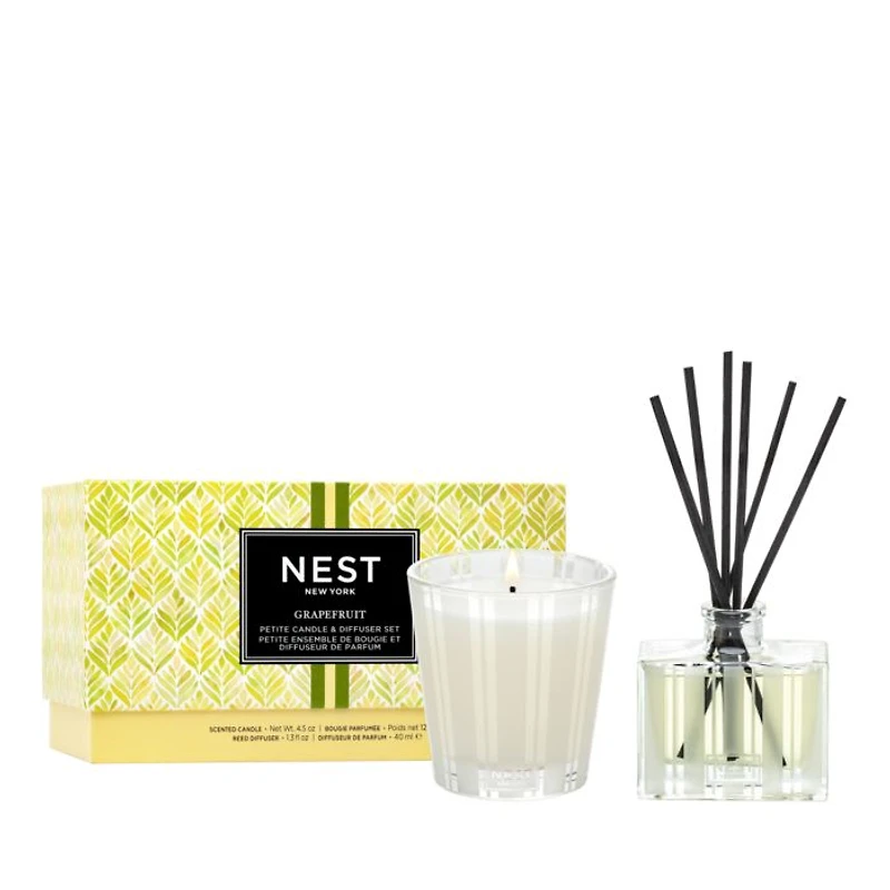 Grapefruit Petite Candle & Diffuser Set
